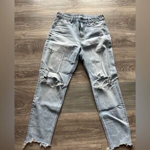 American Eagle Outfitters Distressed Mom Jeans